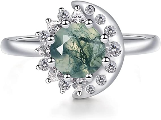 La hoja abierta de 925 Sterling Silver Marquise Shape Jade Aventurine suena los regalos únicos de Olive Leaf Rings Handmade Jewelry para el Wo
