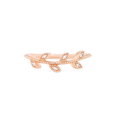 compromiso Diamond Rings Trendy Emerald Cut de la joyería del oro amarillo 14K