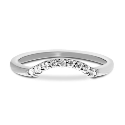 Diamond Fancy Promise Rings real más bonito 14K Rose Gold Jewelry