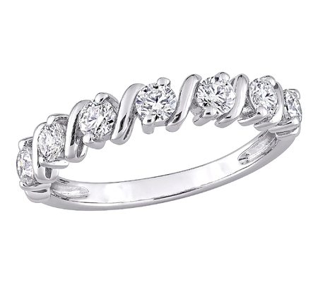 corte brillante redondo Diamond Moissanite Engagement Ring White auténtico real de 7Pcs 3m m