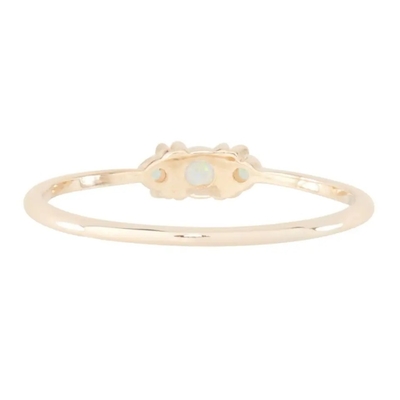 925 anillos plateados de la joyería de las mujeres de Opal Rings For Women Wholesale del oro amarillo de Sterling Silver 14k
