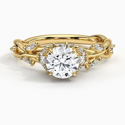 Jardín secreto Diamond Engagement Ring para las mujeres o las muchachas