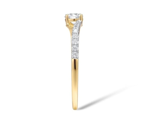 anillo de compromiso del oro 9K/Ring Adele de las mujeres - Pre-orden