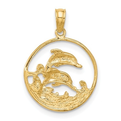 Quilate en el collar ligero amarillo 18 de la cadena de la cuerda del oro amarillo de Tuna Fish Pendant Charm With 14K del oro amarillo de los quilates 10K