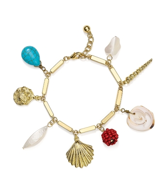 Oro de Ross Simons Sea Life Bracelet With 18kt sobre Sterling Silver