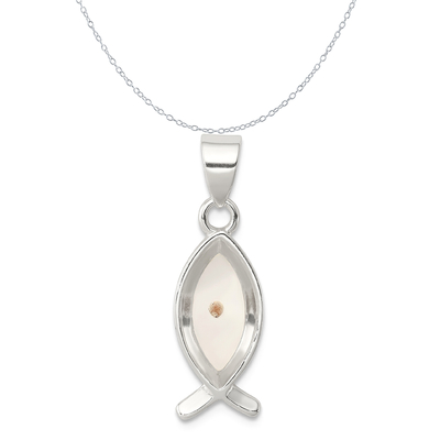 Collar pendiente del pulpo de Larimar en los acentos de Sterling Silver With CZ
