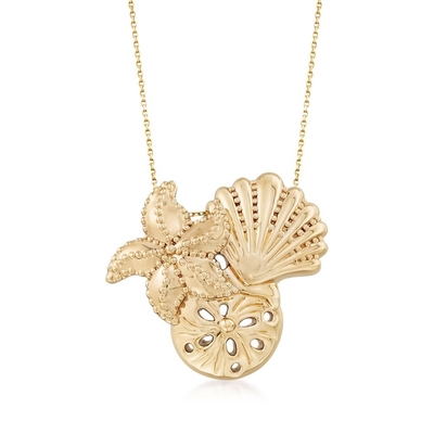 Collar de cristal de las estrellas de mar de Murano de la turquesa italiana con el oro 18kt sobre Sterling