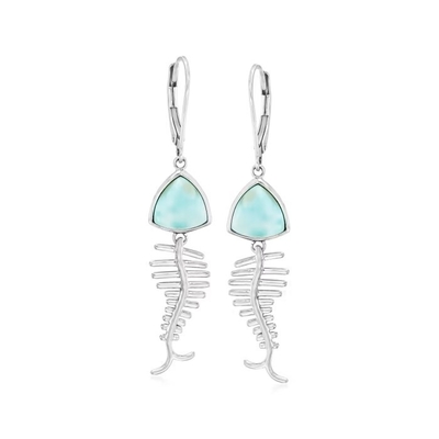 Pendientes hawaianos de la gota del pulpo de la CZ de la joyería en Sterling Silver