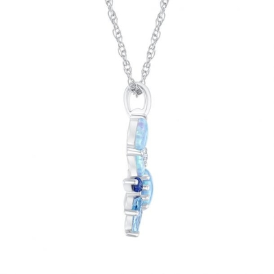 El ópalo creado/Sapphire Sea Life Pendant creada, creó a Topaz Crazy Crab Pendant
