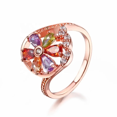 Garnet Morganite Peridot Crystal Zircon fijó el anillo pendiente del collar del pendiente