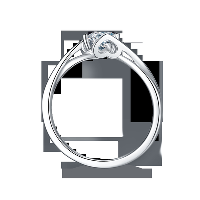 Quilate Moissanite natural Ring Gemstone Wedding Promise Engagement de las mujeres 3