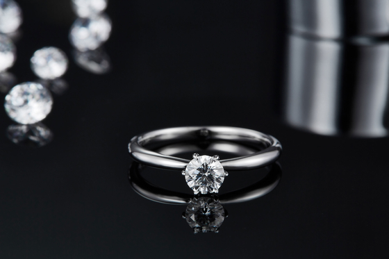 925 Sterling Silver Moissanite Diamond Rings para el compromiso de la boda