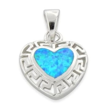 925 con el laboratorio del modelo de Sterling Silver Opal Greek caiga la joyería fina pendiente en línea para las mujeres