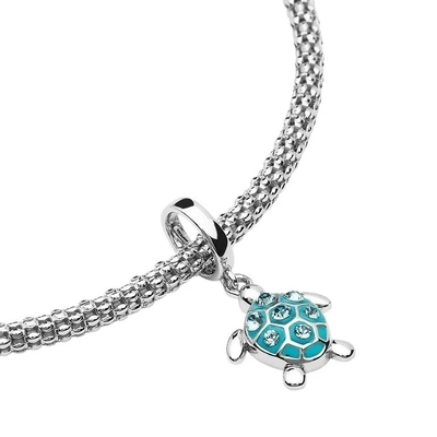 La palmera del smoking de EZ cuelga encanta 925 Sterling Silver Tree Pendant con la circona cúbica para el colgante