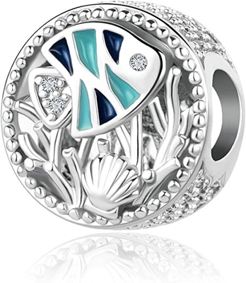 925 Sterling Silver Charms para las letras de la familia de las pulseras y de los collares cuelgan los colgantes