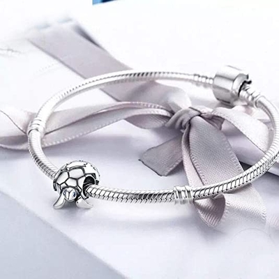 Los animales de ABAOLA encantan el ajuste Pandora Charms Bracelet de 925 de Sterling Silver del ANIMAL DOMÉSTICO gotas del encanto y el collar
