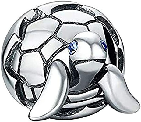 Los animales de ABAOLA encantan el ajuste Pandora Charms Bracelet de 925 de Sterling Silver del ANIMAL DOMÉSTICO gotas del encanto y el collar