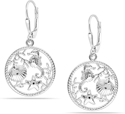 Collar pendiente de Ross-Simons Sterling Sea Life Bead Charms para las mujeres