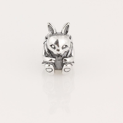 El encanto animal de S925 Sterling Silver Screw Easter Bunny gotea al europeo Pandora de los ajustes