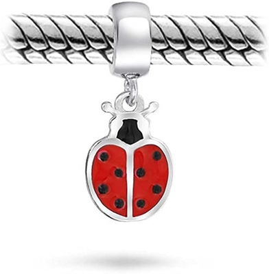 La gota europea del encanto del girasol grande del agujero del chapado en oro del rodio cabe a Pandora Bracelet