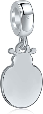 La gota europea del encanto del girasol grande del agujero del chapado en oro del rodio cabe a Pandora Bracelet
