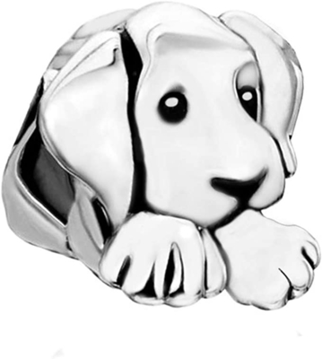 El animal del perro de perrito encanta a Crystal Jewelry 925 pulseras de Sterling Silver Bead Fit Pandora