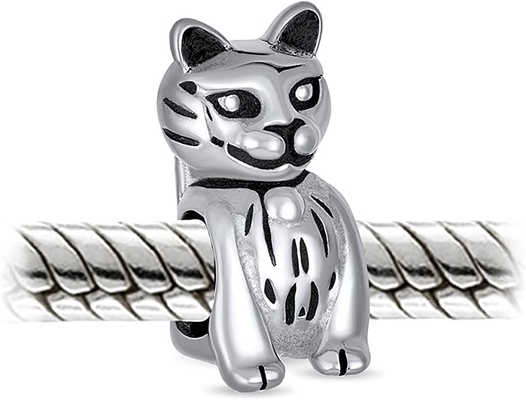 El animal del perro de perrito encanta a Crystal Jewelry 925 pulseras de Sterling Silver Bead Fit Pandora