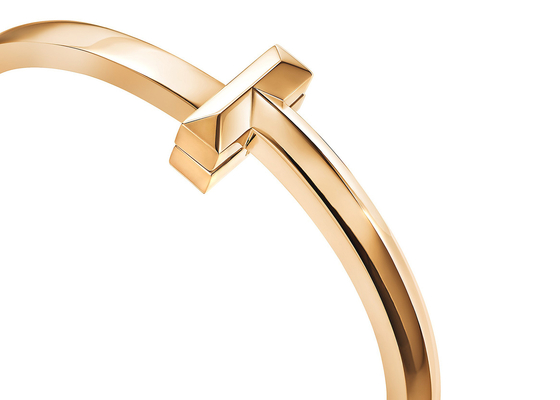 18K peso ancho del T1 Diamond Hinged Bangle 43.31g para el aniversario