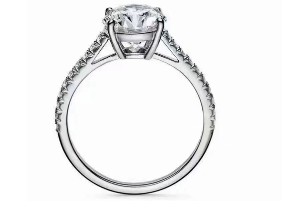 38pcs Diamond Engagement Ring Settings Round natural cortó 1.2ct RD7MM