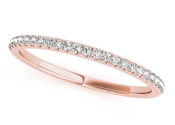 Cuadrado Diamond Rose Gold Ring, del diente ODM ocultado 0.35CT del anillo de compromiso del halo